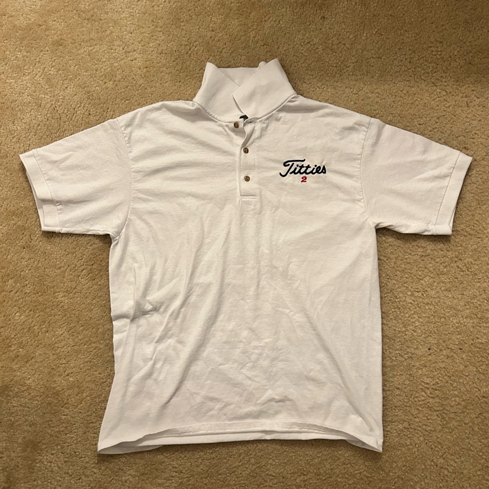 Gildan White Polo Shirt for Men